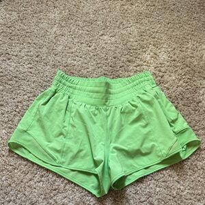 Lululemon Athletica Light Green HR Hotty Hot Shorts